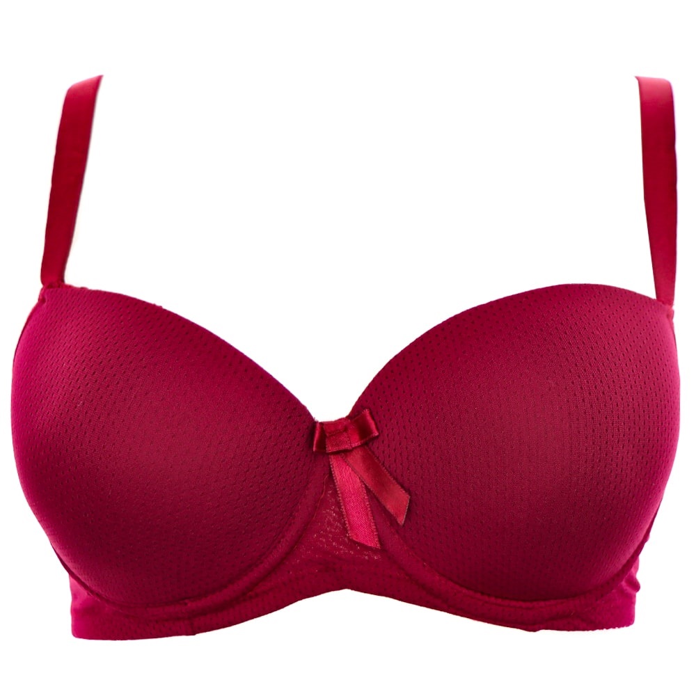 Aysemin ER 5054-C Bayan Desteksiz Telli Sütyen 85-105 - Bordo