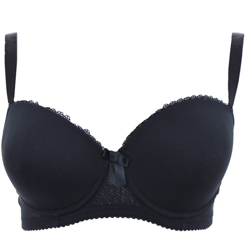 Aysemin ER 5054-C Bayan Desteksiz Telli Sütyen 85-105 - Siyah