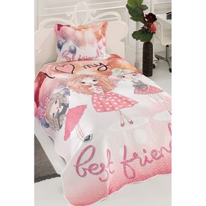 Örtüm Home Tek Kişilik Kapitone Yatak Örtüsü 2 li Takım - Karışık Renk