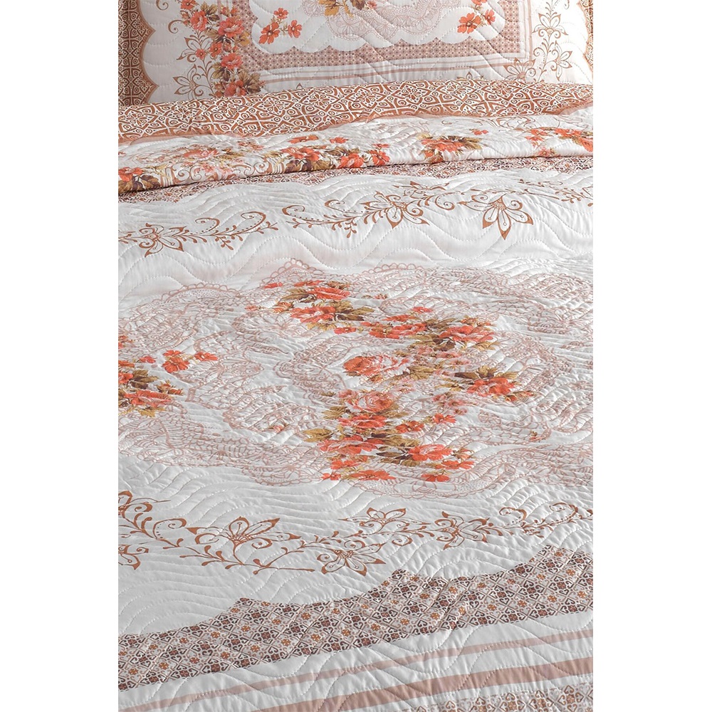 Örtüm Home Çift Kişilik Kapitone Yatak Örtüsü 2 li Takım - Karışık Renk