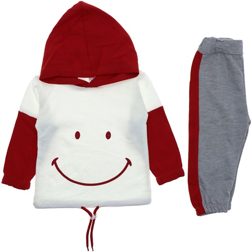 Hoppi Baby 1000 Çocuk Smile Bas. Kapşonlu Takım 1-3 Yaş