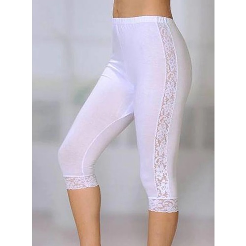 Polkan 126 Bayan Yanı Dantelli Tayt Standart