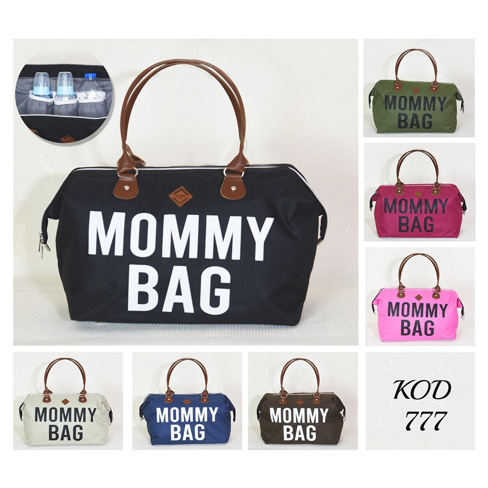 Rain Baby 777 Mommy Bag Baskılı Bebe Malzeme Çantası