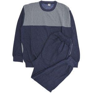 Eser Collection Erkek Sıfır Yaka Melanj Şardonlu Takım 5XL-6XL