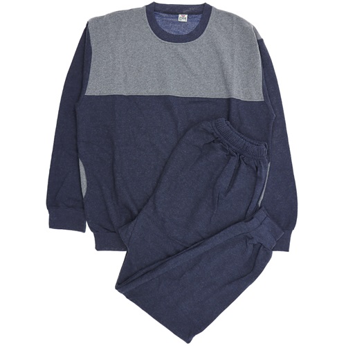 Eser Collection Erkek Sıfır Yaka Melanj Şardonlu Takım 5XL-6XL