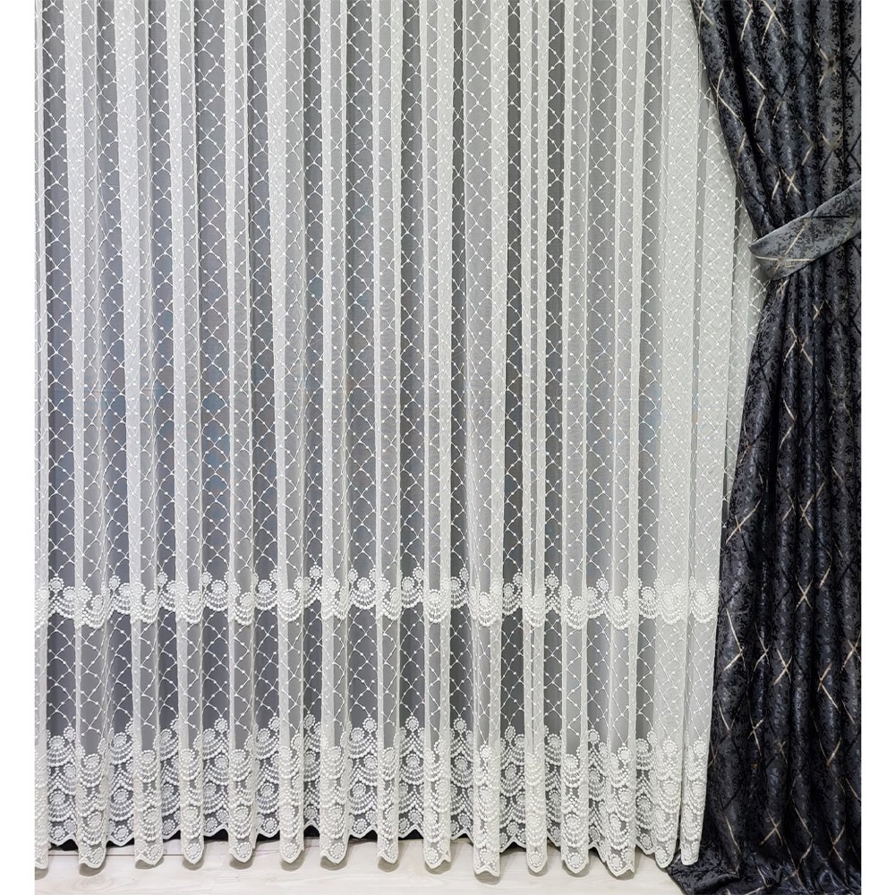 Baktıroğlu 8-6 2 li Pileli Tül Perde 4x3 M