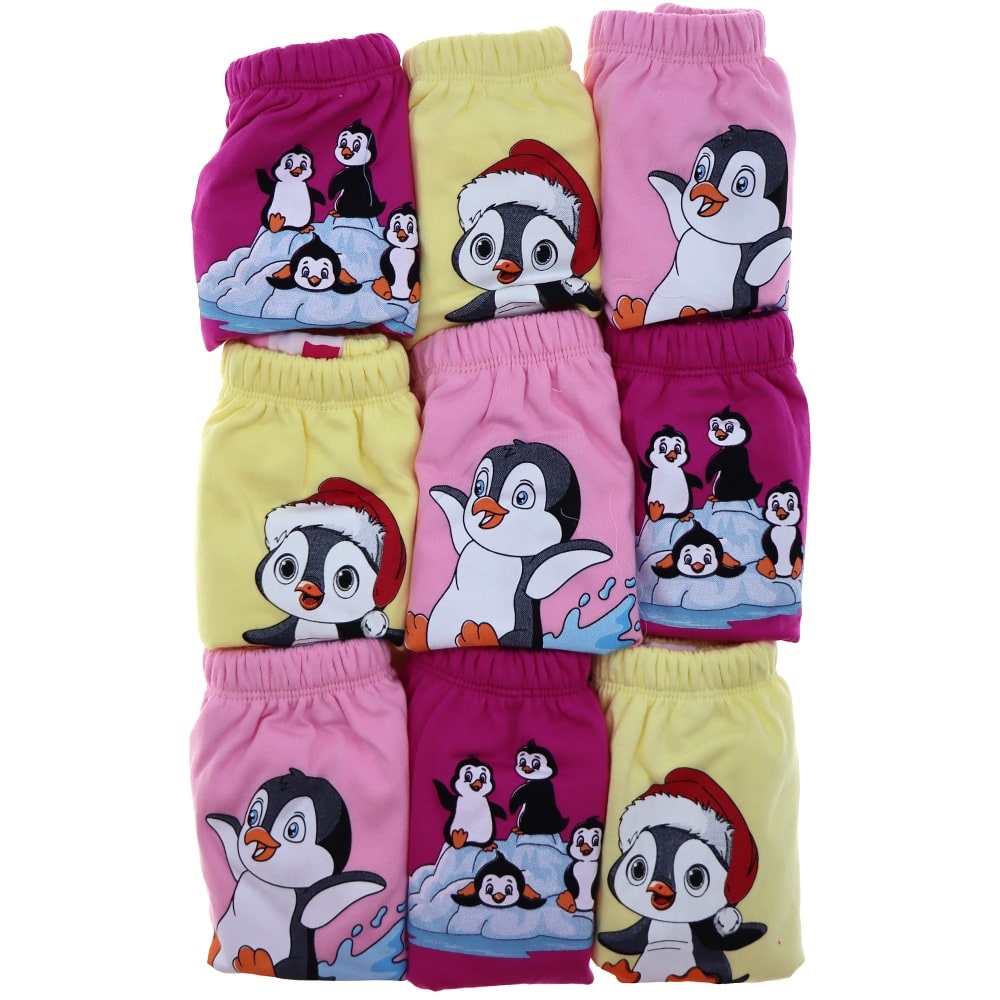 Story Baby 11-069 Kız Çocuk Penguen Bas. Alıştırma Külotu 1-2-3 Yaş - Karışık Renk - 1-2-3 YAŞ