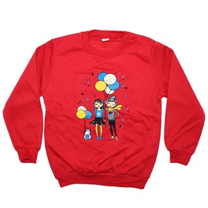 Azranur 2165 Kız Çocuk 2 İplik Şardonlu Balonlu Kız Bas Sweat 3-10 Yaş