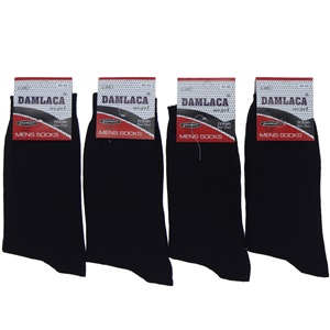 Damlaca 2709 Erkek Likralı Penye Soket Çorap - Karışık Renk