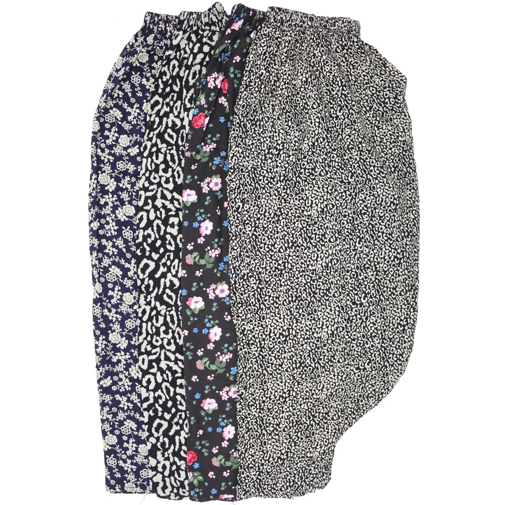 K.R.C. Viva Bayan Adana Cepli Desenli Battal Şalvar