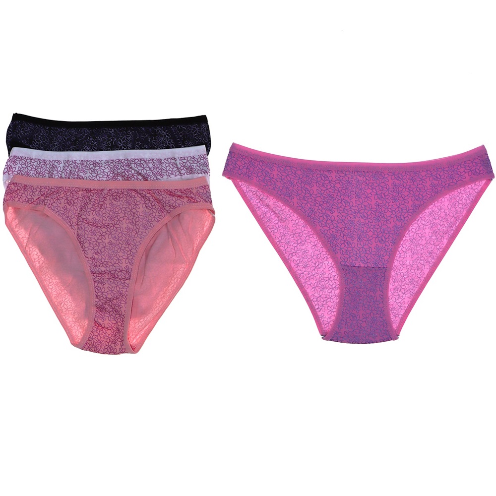 Tutku 0532 Bayan Betül Bikini Külot - karışık renk - STANDART