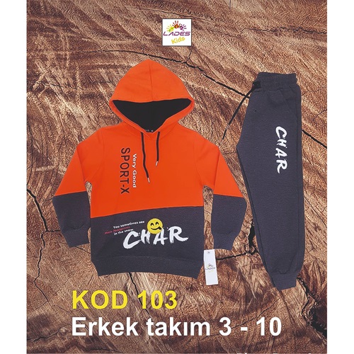 Lades 103 Erkek Çocuk Very Good Sport Bas Kap Takım 3-6 Yaş