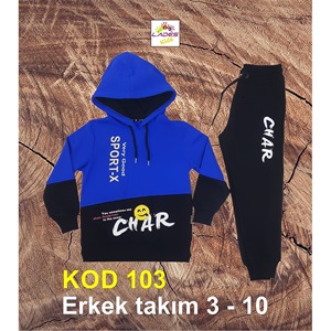Lades 103 Erkek Çocuk Very Good Sport Bas Kap Takım 3-6 Yaş