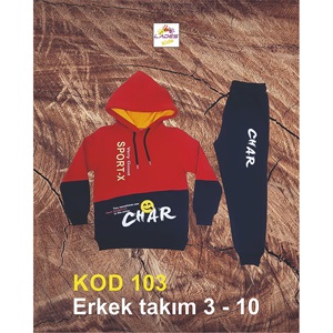 Lades 103 Erkek Çocuk Very Good Sport Bas Kap Takım 3-6 Yaş