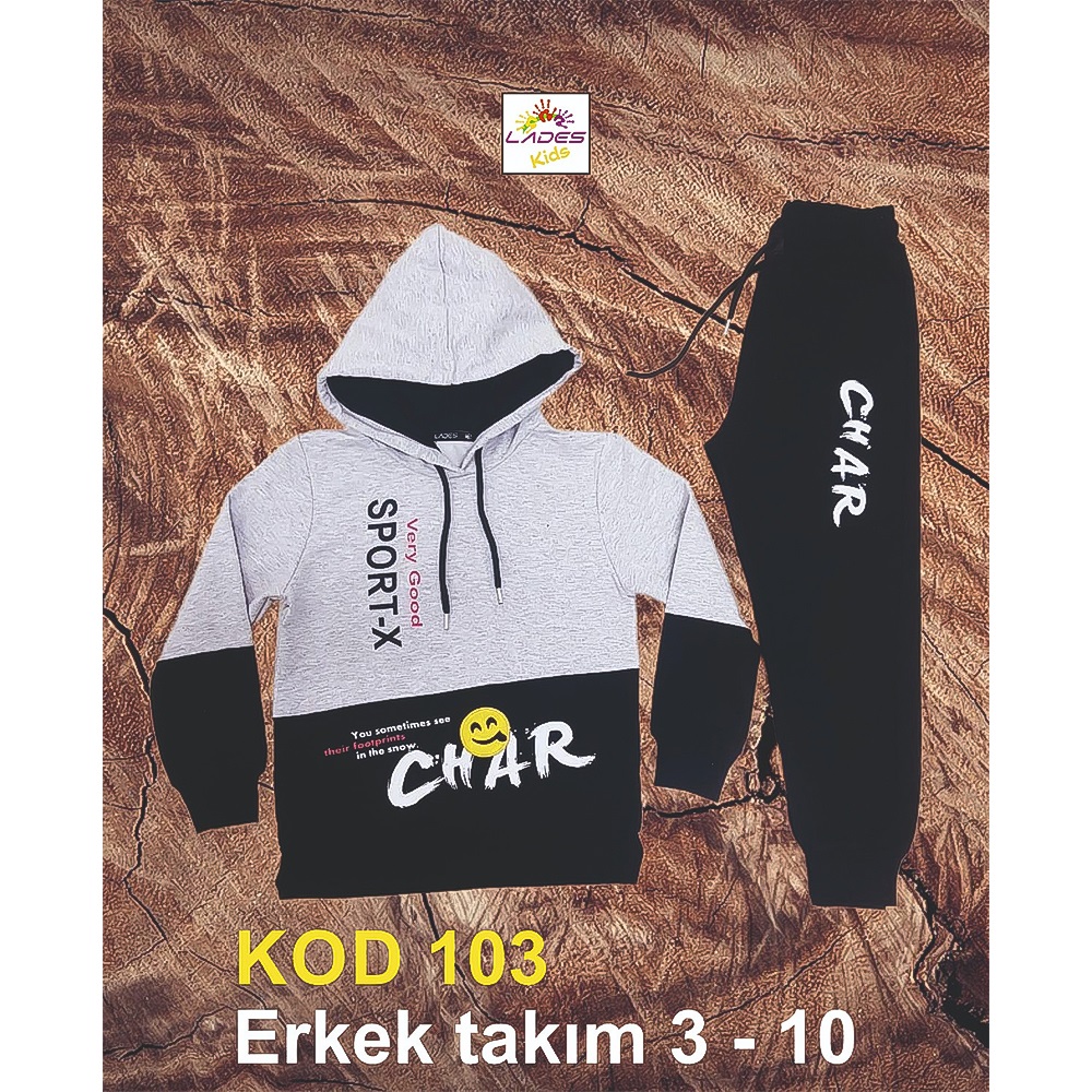 Lades 103 Erkek Çocuk Very Good Sport Bas Kap Takım 3-6 Yaş