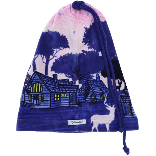 Viennetta Desenli Süet Boyunluk Bere