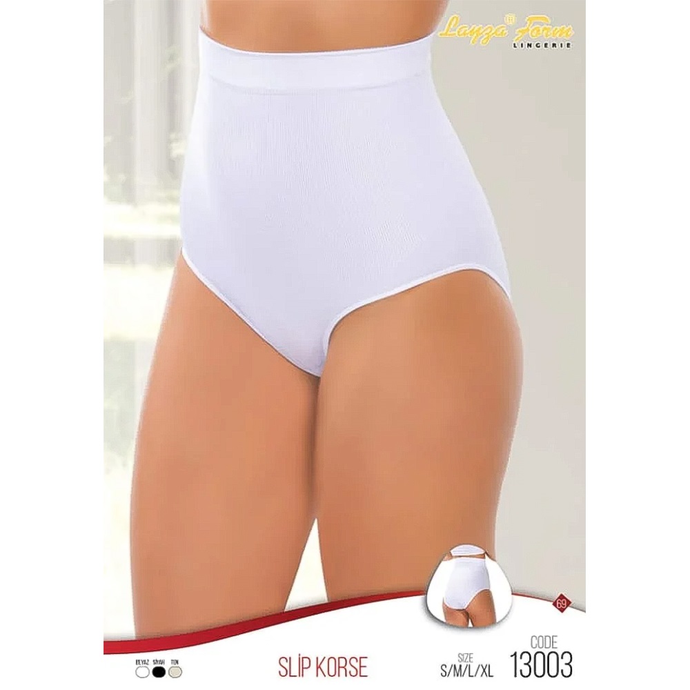 Layza Form 13003 Bayan Slip Korse- Siyah