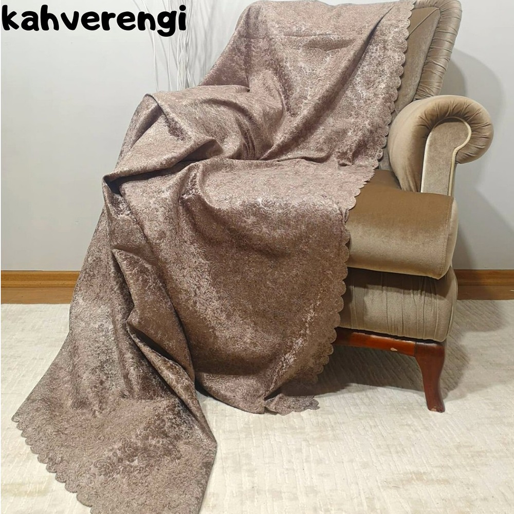 Öfg Süngerli Jakarlı Koltuk Kanepe Örtüsü 160x200cm - Lila - 160X200