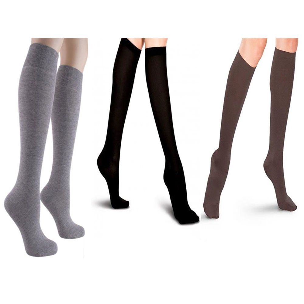 Aksu Bayan Likralı Yün Akrilik Anne Dizaltı Çorap 12 Li - Lacivert