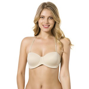 Le Jardin 7042 Bayan Arkası Şeffaf Dolgulu Sütyen -Siyah-80