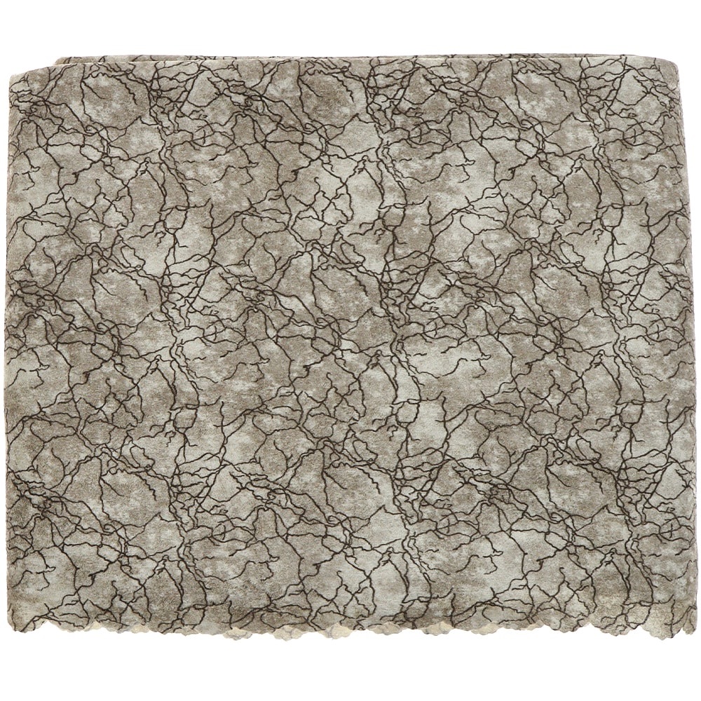 Öfg Süngerli Damarlı Baskılı Koltuk Kanepe Örtüsü 160x200cm - Gri - 160X200 - 18779-Gri-160X200