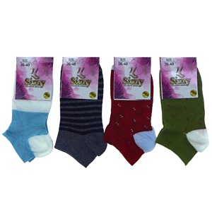 Simy Bayan Likralı Patik Çorap