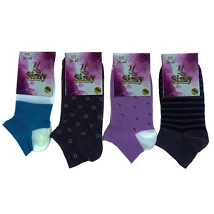 Simy Bayan Likralı Patik Çorap