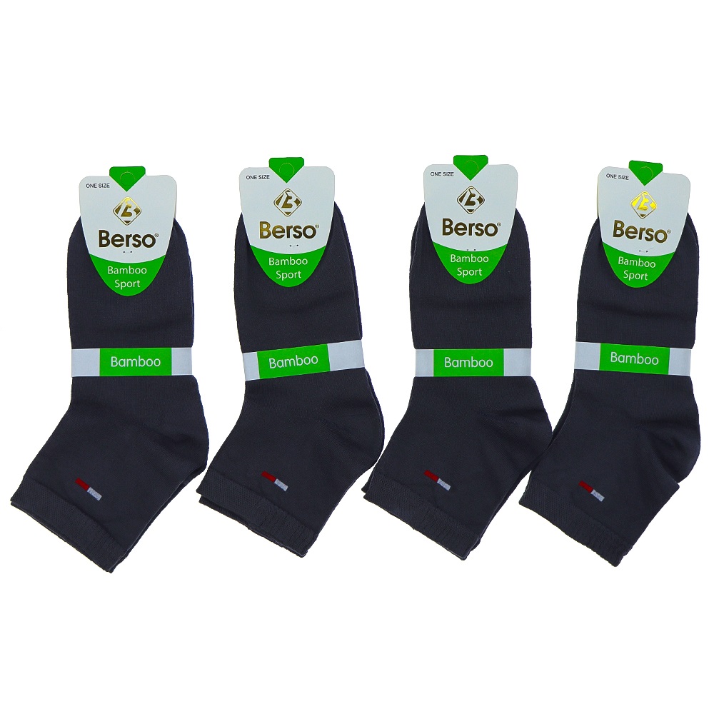 Berso 0701 Erkek Bambu Likralı Patik Çorap - Bej - PAKET İÇİ TEK RENK