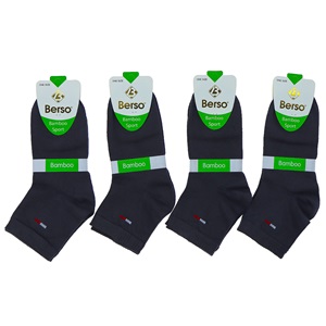 Berso 0701 Erkek Bambu Likralı Patik Çorap - Bej - PAKET İÇİ TEK RENK