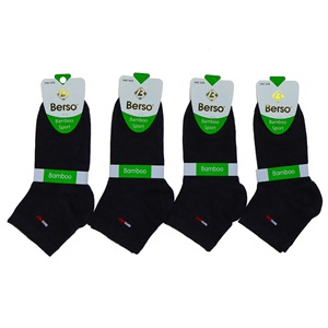 Berso 0701 Erkek Bambu Likralı Patik Çorap - Bej - PAKET İÇİ TEK RENK