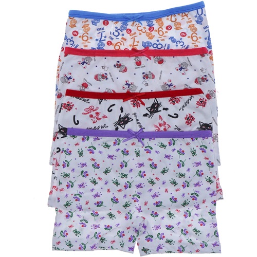 Sedef 1088 Kız Çocuk Lyc Empirme Boxer Külot - Karışık Renk - 2