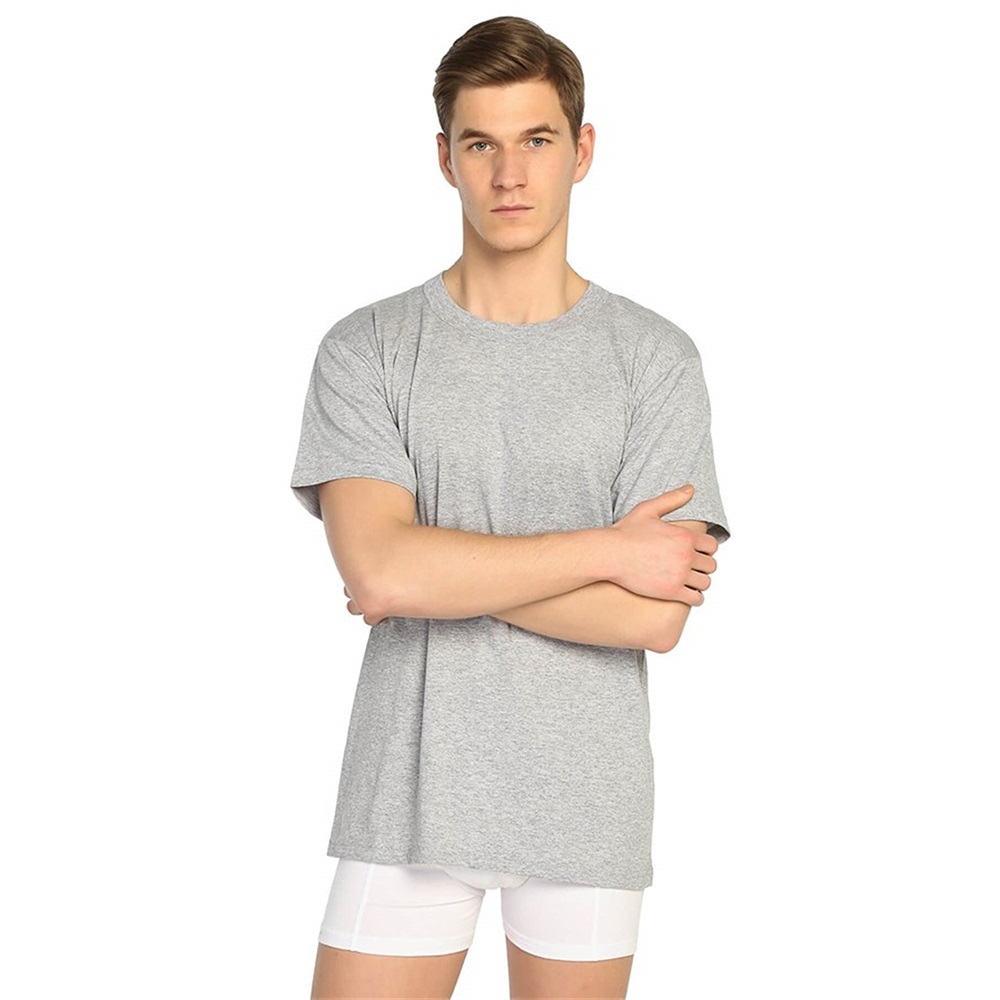 Sedef Yıldız 1008 Erkek Renkli Sıfıryaka Atlet 6 Lı - Gri - 4