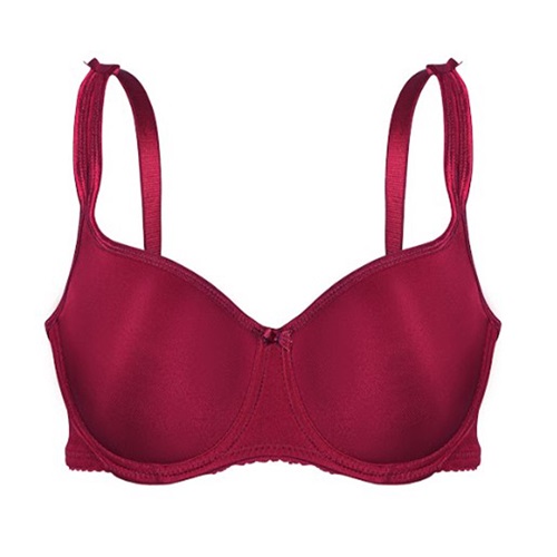 Aysemin ER5067 -C Cup Bayan Desteksiz Süngerli Sütyen 80-100 - Bordo - 80-85-90-95-100
