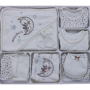 Hopipop 310 Good Night Ayılı Nakış 11 Parça Zıbın Seti 0-3 Ay