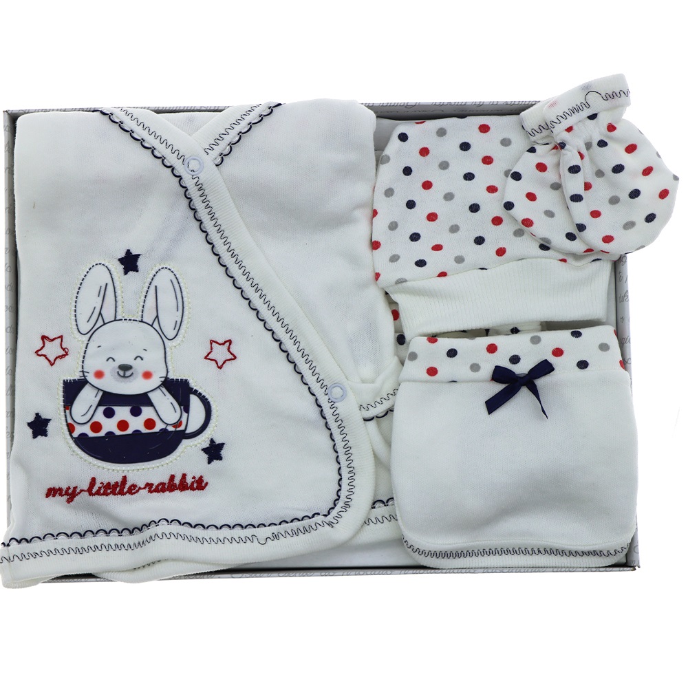 Hopipop 305 My Litte Rabbit 5 Parça Zıbın Seti 0-3 Ay