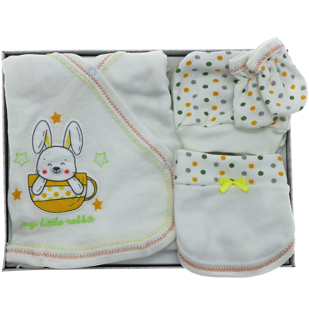 Hopipop 305 My Litte Rabbit 5 Parça Zıbın Seti 0-3 Ay