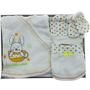 Hopipop 305 My Litte Rabbit 5 Parça Zıbın Seti 0-3 Ay