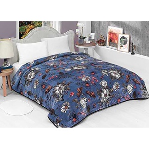 Mink Lacasa Çift Kişilik Welsoflu Battaniye 200x240 Cm - Karışık Renk - 200X240 CM