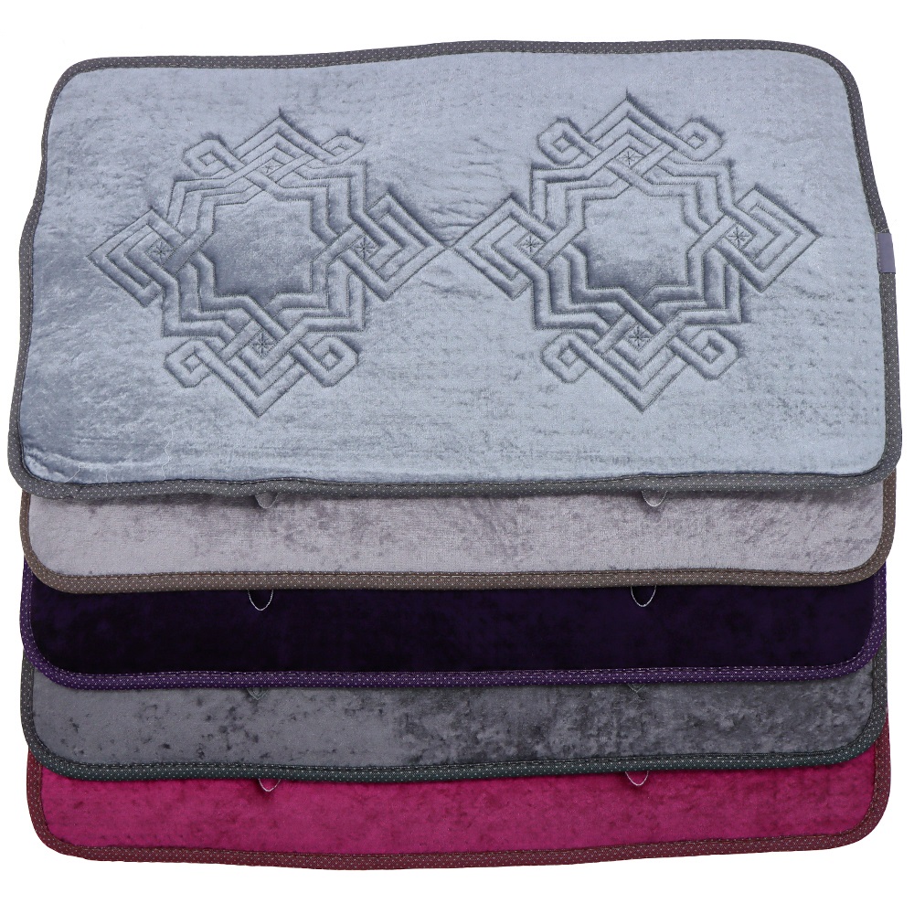 Mercan Nakışlı Paspas 50x80 CM (10 Lu) - Karışık Renk - 50X80 CM