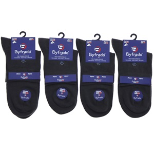 By Frado 9999 Erkek Penye Likralı Dikişsiz Desenli Yıkanmış Tek Taban Kısa Konç Çorap