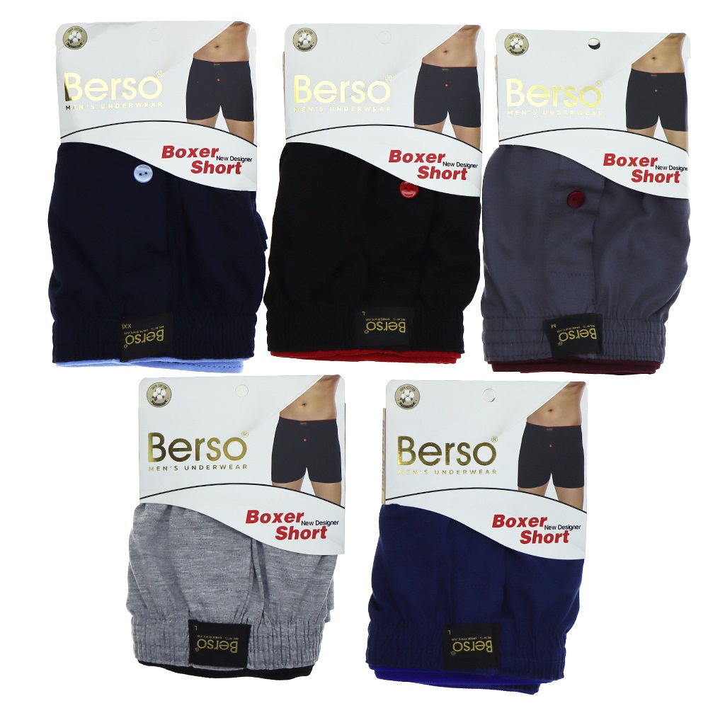Berso 2034 Erkek Cotton Likralı Havlu Bel Boxer