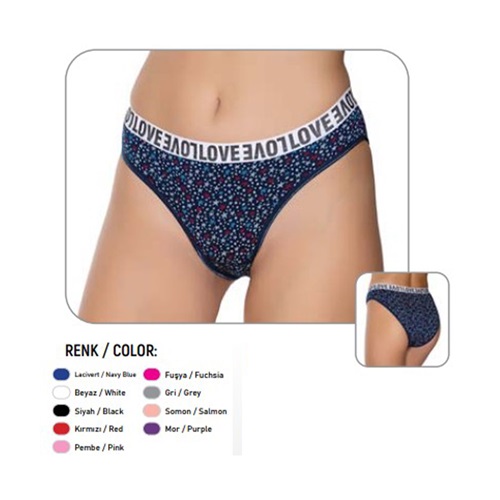 Gümüş 5001 Bayan Düz Bikini (624) - Siyah - 6