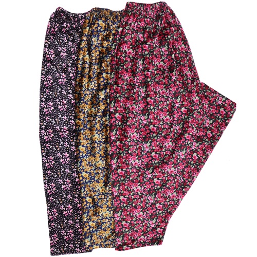 Menekşe Bayan Likralı Kadife Cepli şalvar Alt Standart