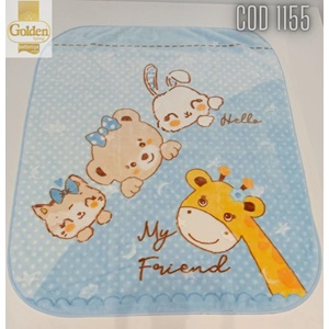 İlkcemre Bebe Micro Soft Desenli Battaniye 0-1 Yaş - Yeşil - 0-1 YAŞ