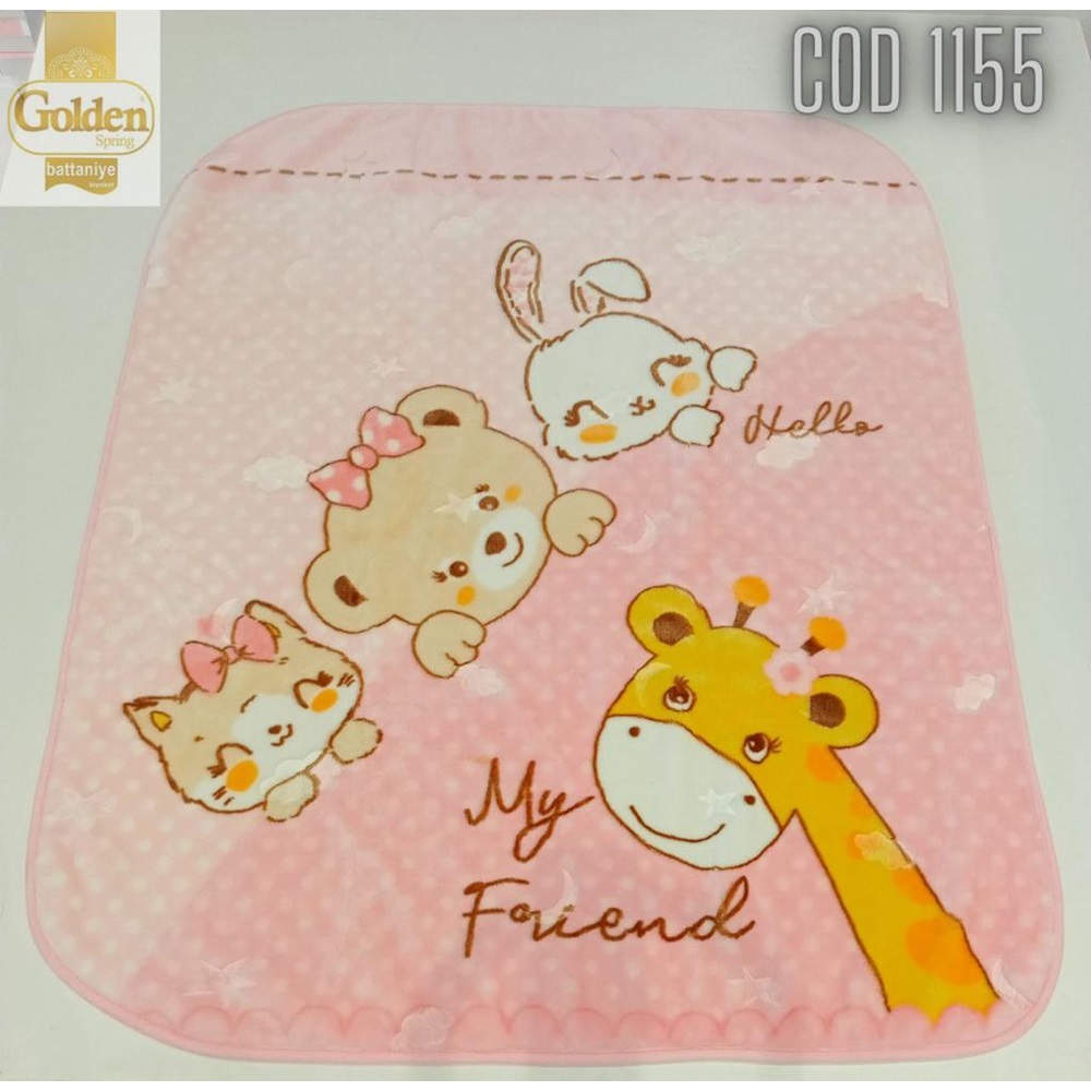 İlkcemre Bebe Micro Soft Desenli Battaniye 0-1 Yaş - Yeşil - 0-1 YAŞ