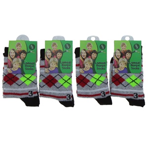 Lamazi Bavşi Erkek Çocuk Desenli Soket Çorap