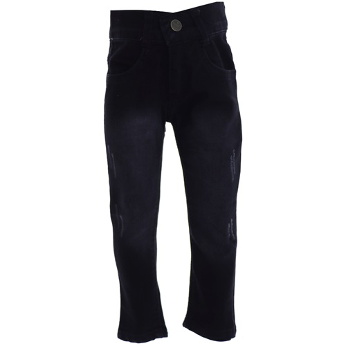 Bromen Erkek Çocuk Yıpratılmış Likralı Kot Pantolon 8-12 Yaş