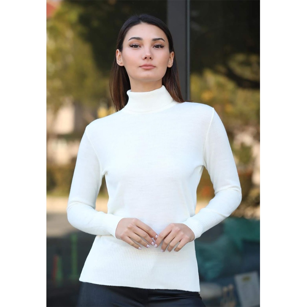 Buğra Bayan Triko Düz Likralı Bağazlı Badi