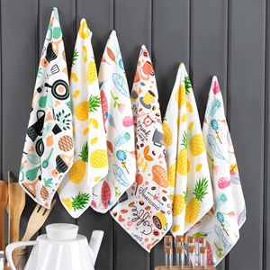 Microll Mikrofiber Desenli 3 Lü Temizlik Bezi 40x40 Cm