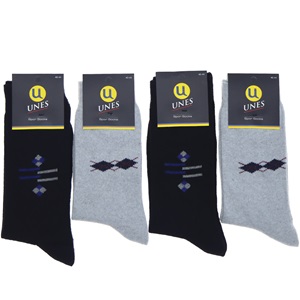 Unes Erkek Mevsimlik Likralı Soket Çorap